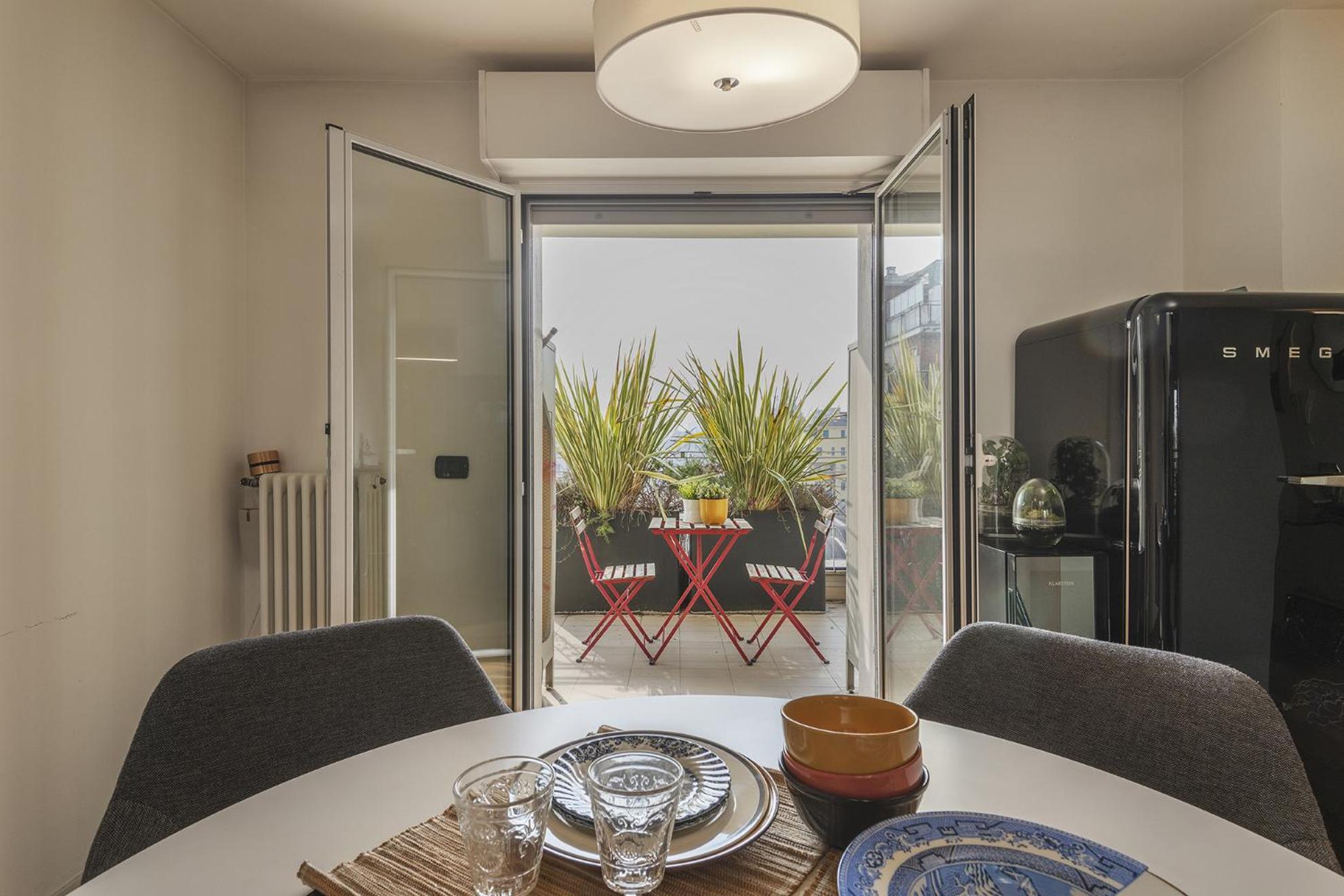 Giresio 41 - Your Penthouse With Rooftop Garden In Milano Navigli - Wifi Zewnętrze zdjęcie
