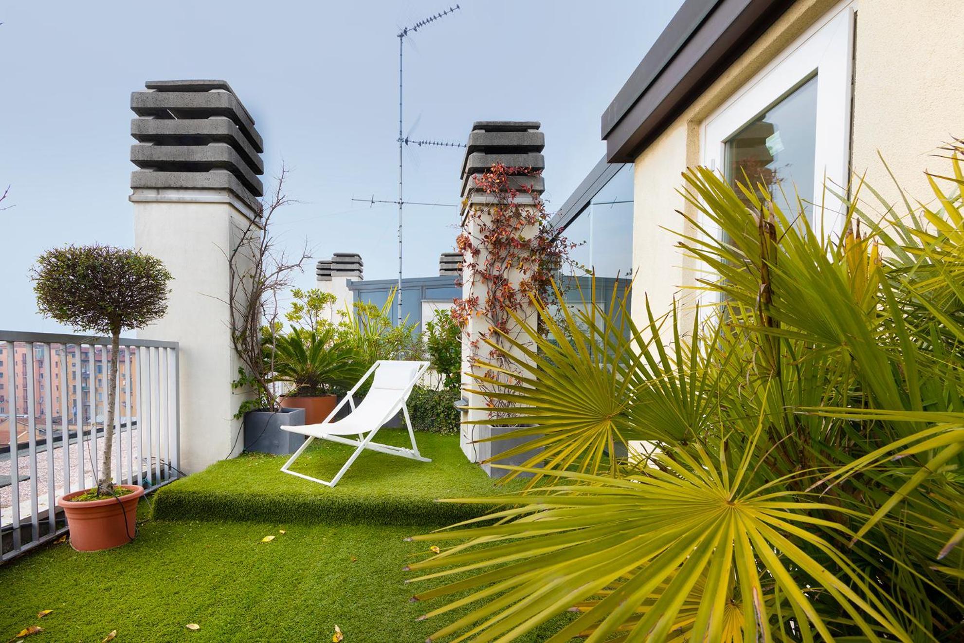 Giresio 41 - Your Penthouse With Rooftop Garden In Milano Navigli - Wifi Zewnętrze zdjęcie